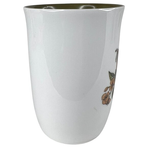 Fitz And Floyd For Neiman Marcus Ceramic Mug Wild Bird Series Green Inside - Picture 2 of 6